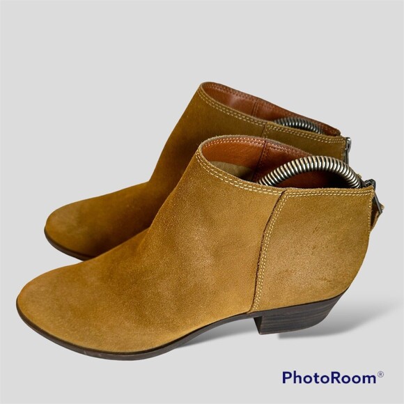 Lucky Brand Women's Lk-Bremma Brown Suede Back Zipper Ankle Boots Size 9 M/ 39 - Picture 3 of 10